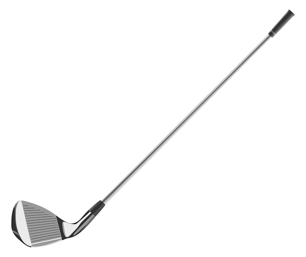 Icône de dessin animé de club de golf Équipement de sport professionnel