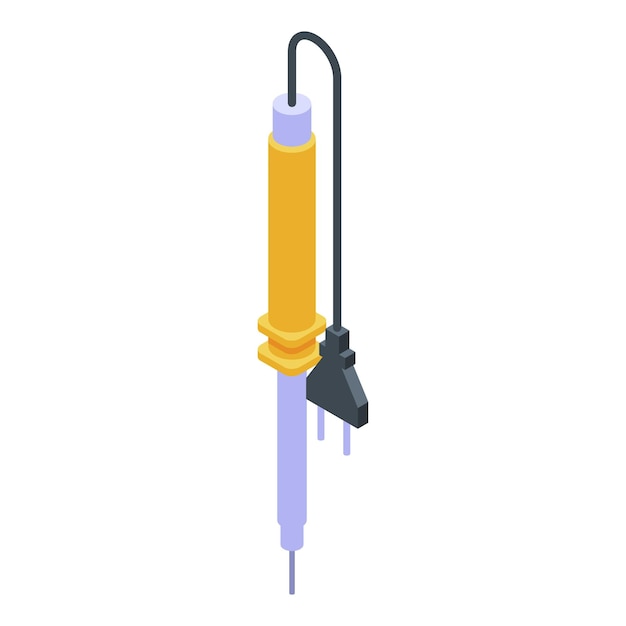 Vecteur icône de dispositif de soudure isométrique de l'icône vectorielle de dispositif de soudure pour la conception de sites web isolée sur fond blanc