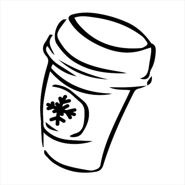 Icône De Doodle Clipart Tasse à Café