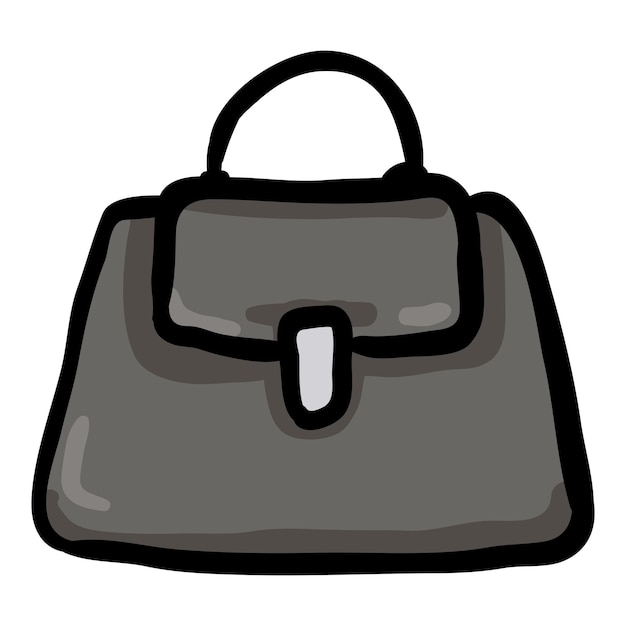 Icône De Doodle Vectoriel De Sac Pour Femmes