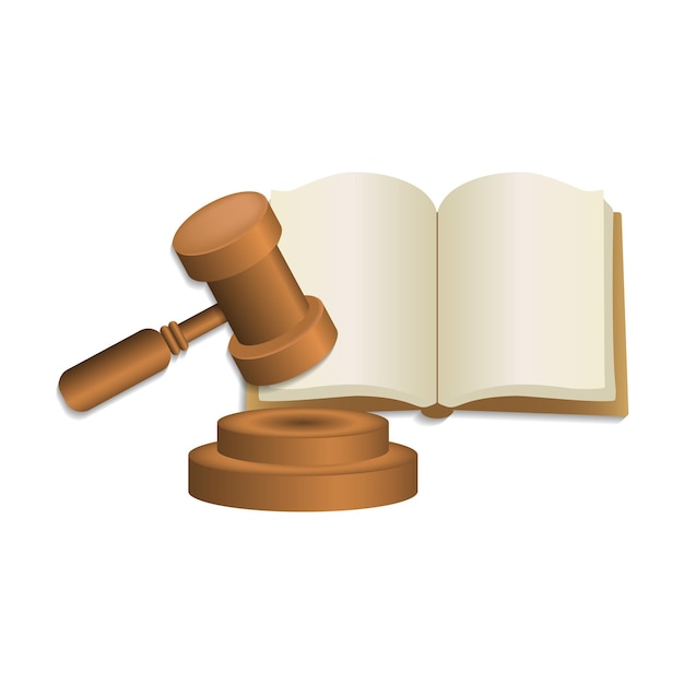Icône de droit illustration 3d de la collection de crimes Icône de droit créatif 3d pour les modèles de conception de sites Web, infographies et plus encore