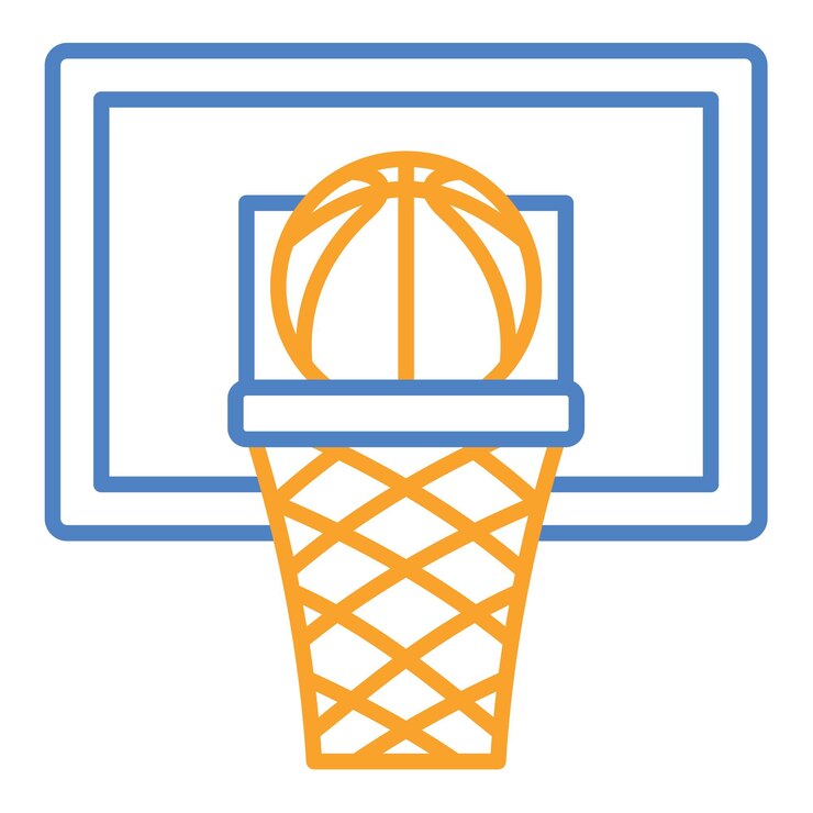 Vecteur icône du basket