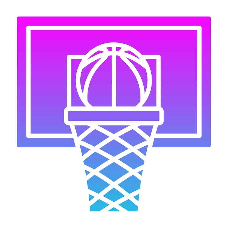 Vecteur icône du basket