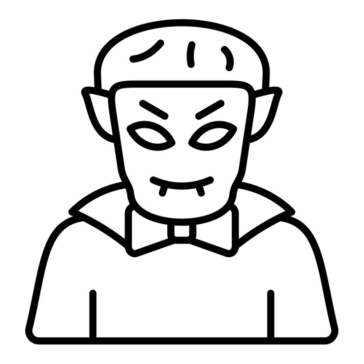 Vecteur icône du costume d'halloween