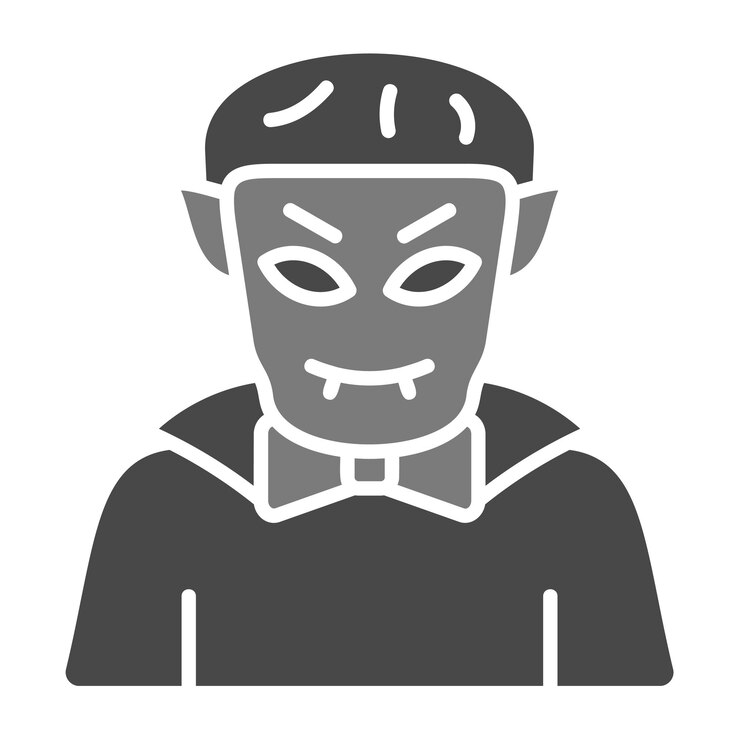 Vecteur icône du costume d'halloween