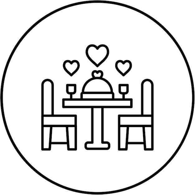 Icône du dîner