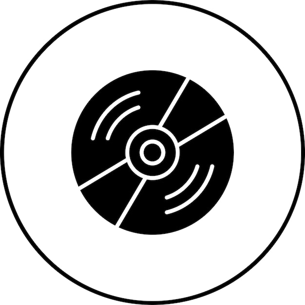 Icône du disque compact