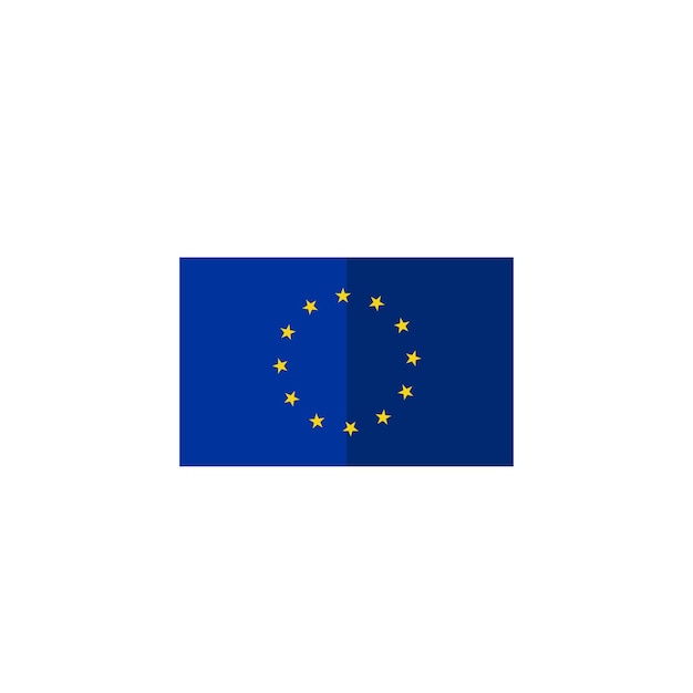 Icône Du Drapeau Européen