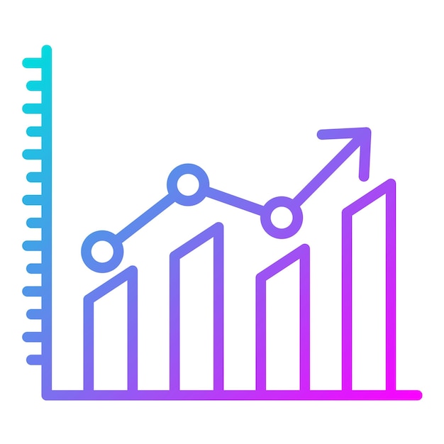 L'icône du graphique à barres peut être utilisée pour l'icône de performance d'entreprise