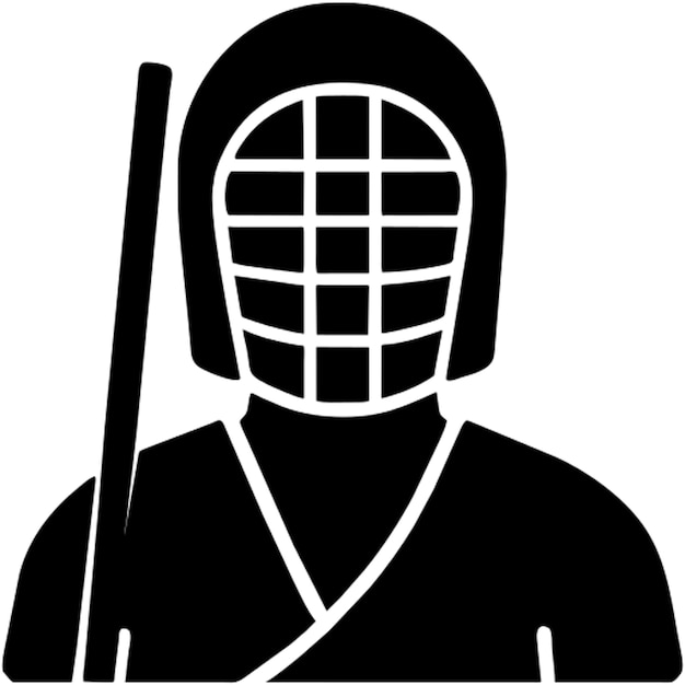 Vecteur l'icône du kendo