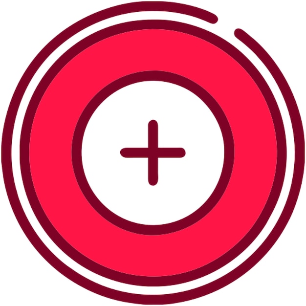 Vecteur l'icône du logo des cellules sanguines