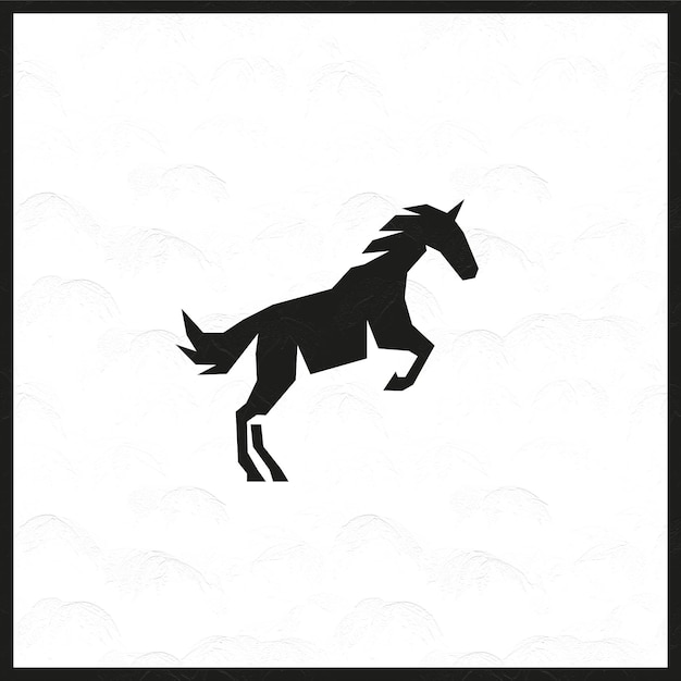 icône du logo du cheval