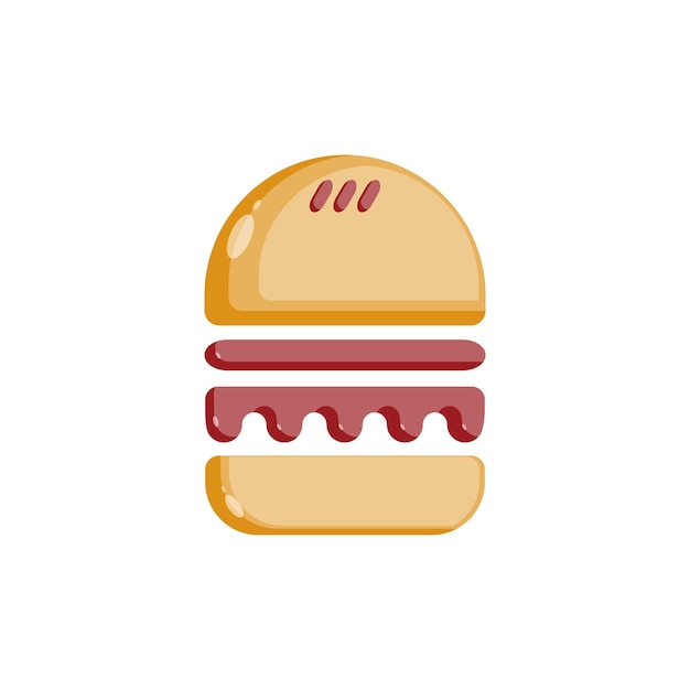 Icône Du Logo Vectoriel Burger