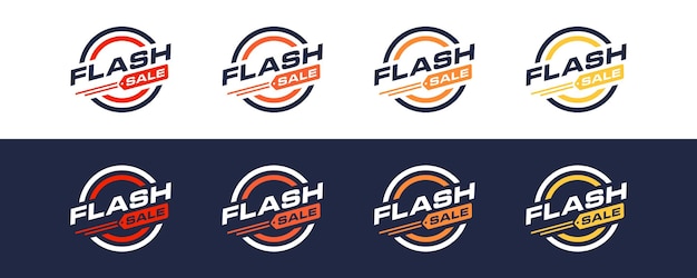 Icône Du Logo De Vente Flash Créatif