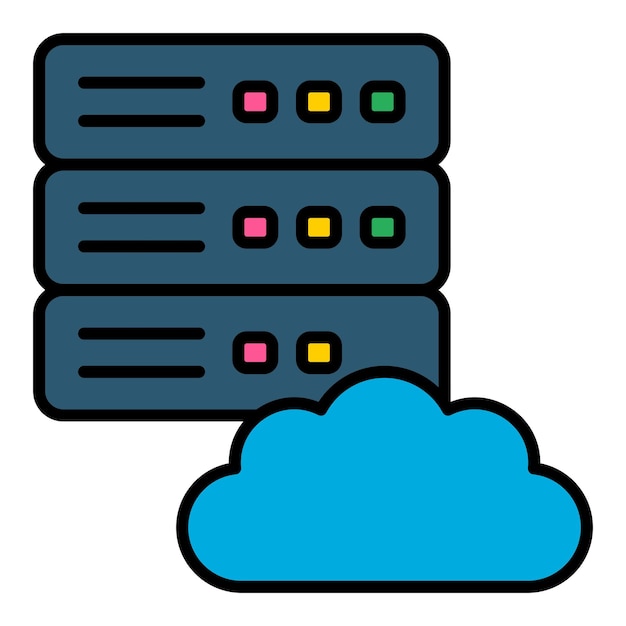 Icône du serveur en nuage