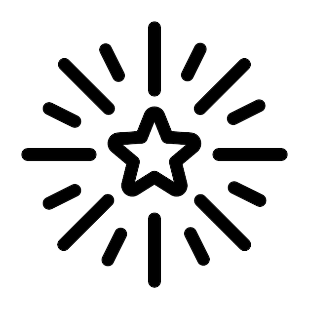 L'icône du symbole de la nouvelle année est l'icône des feux d'artifice.