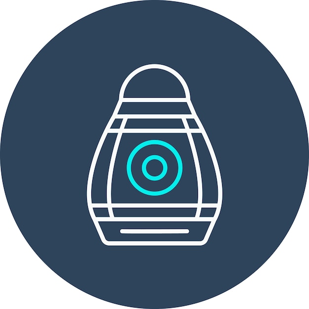 Vecteur l'icône du vecteur de la capsule spatiale peut être utilisée pour l'icône de la technologie spatiale