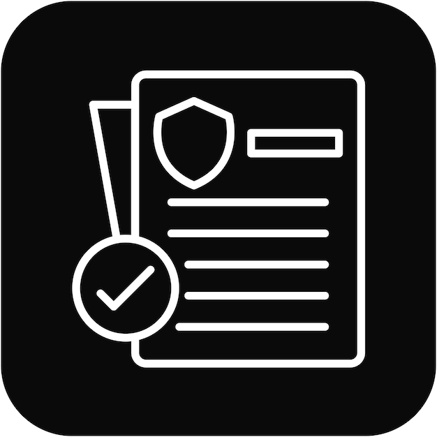 L'icône du vecteur de conformité juridique peut être utilisée pour l'icône de l'enquête