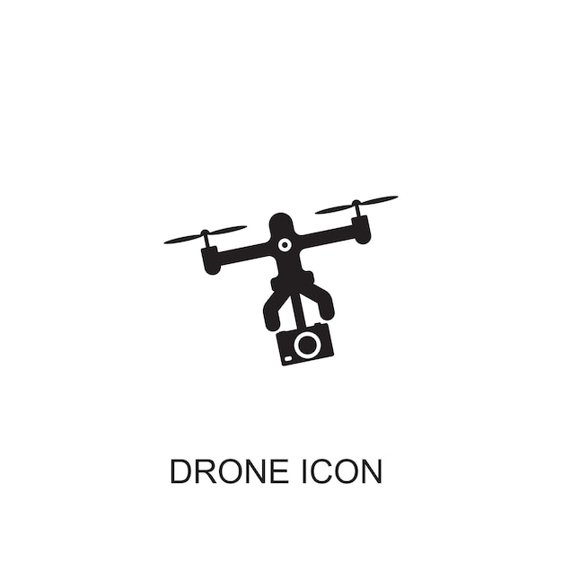 Icône du vecteur du drone