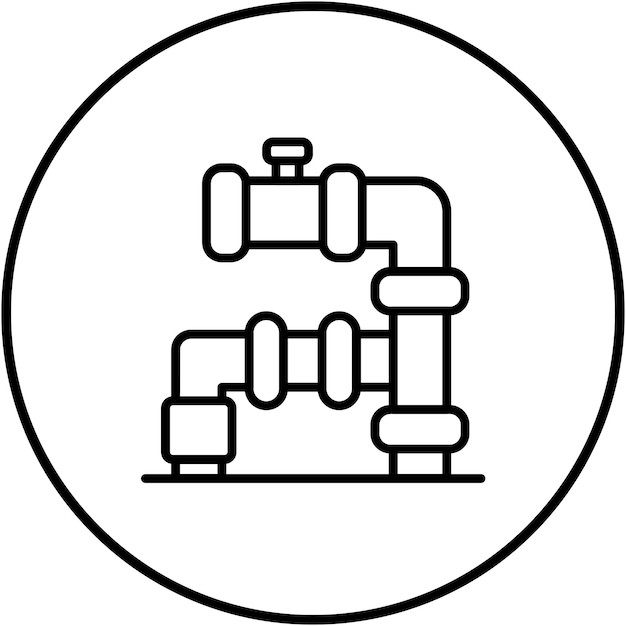 Vecteur l'icône du vecteur du tuyau d'eau peut être utilisée pour l'icône des services d'urgence