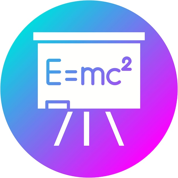 Vecteur l'icône du vecteur de relativité peut être utilisée pour l'icône de physique