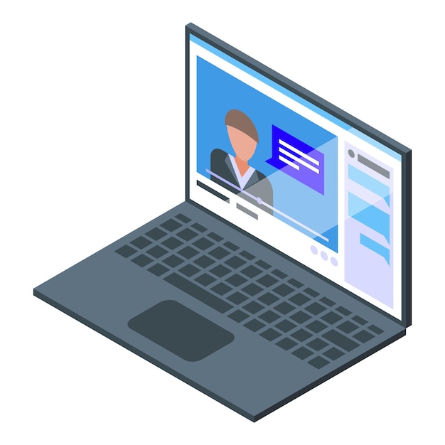 Icône d'école de commerce en ligne vecteur isométrique Présentation de l'argent Cible de travail d'équipe