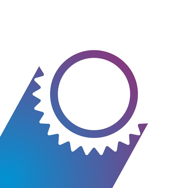 Icône D'engrenage Vector Illustration Logo De La Technologie à Crémaillère Dans Un Style Plat