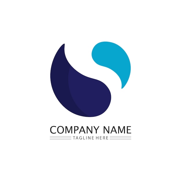 Icône d'entreprise et graphique vectoriel de conception de logo