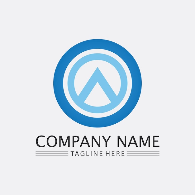 Icône d'entreprise et graphique vectoriel de conception de logo