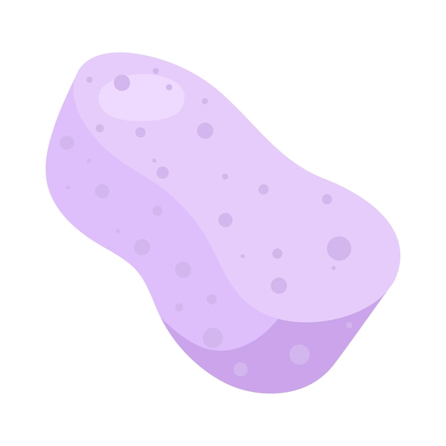 Icône d'éponge de bain éponge poreuse douce pour le nettoyage, l'exfoliation et les soins de la peau dans la routine d'hygiène personnelle
