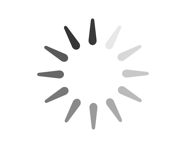Icône d'état de la barre de chargement Illustration vectorielle Icones chargées vectorielles Télécharger la progression Ne pas charger ou télécharger