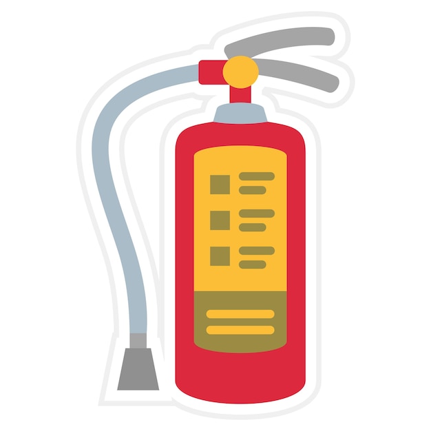 Vecteur icône de l'extincteur