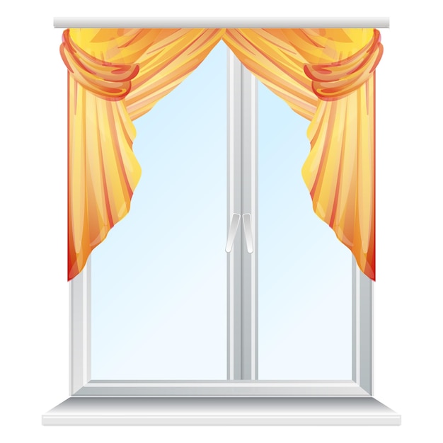 Vecteur icône de fenêtre aveugle dessin animé de l'icône de vecteur aveugle de fenêtre pour la conception de sites web isolée sur fond blanc