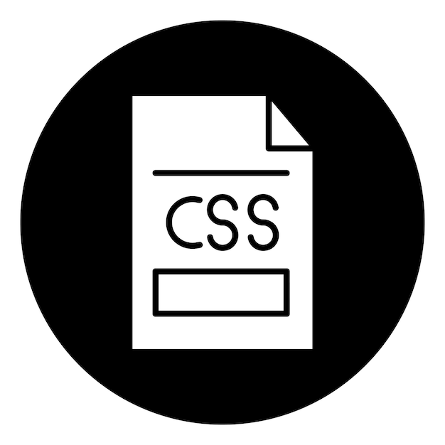 Icône de fichier CSS