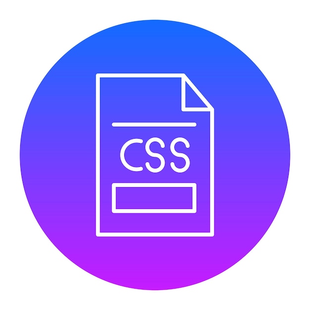 Icône de fichier CSS