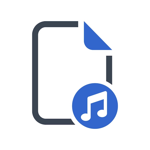 Icône de fichier de musique