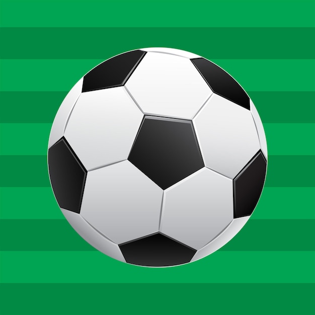 Icône de football Jeu de terrain de jeu Design vectoriel