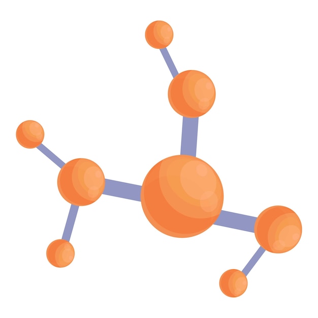 Icône de formule chimique scientifique Dessin animé de l'icône de vecteur de formule chimique scientifique pour la conception de sites Web isolée sur fond blanc