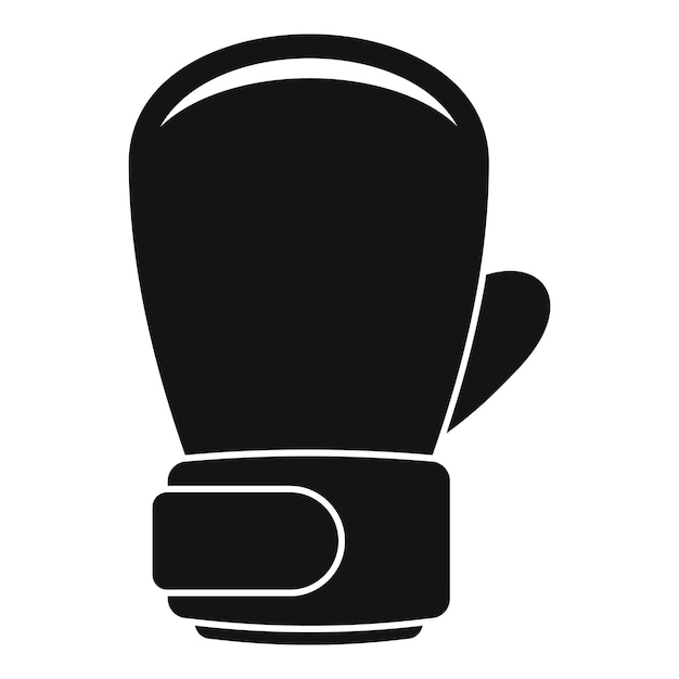 Icône De Gant De Boxe Illustration Simple De L'icône Vectorielle De Gant De Boxe Pour La Conception De Sites Web Isolée Sur Fond Blanc