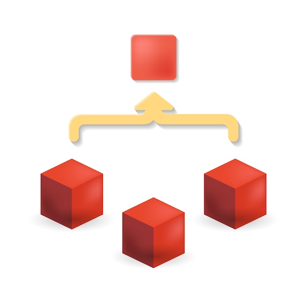 Icône De Généralisation Illustration 3d De La Collection De Compétences Cognitives Icône 3d De Généralisation Créative Pour Les Modèles De Conception De Sites Web, Infographies Et Plus Encore