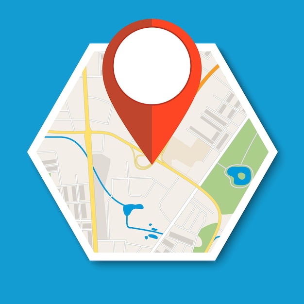 Icône de géolocalisation de navigation