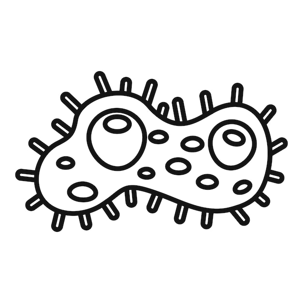 Icône de germe Icône de vecteur de germe pour la conception de sites Web isolée sur fond blanc