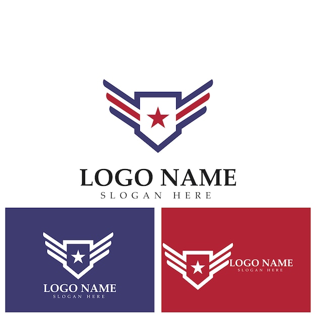 Icône Grade Militaire Insigne Illustration Vectorielle Grade Symbole Signe