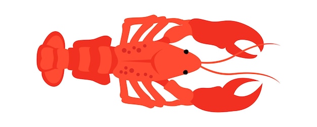 Icône De Homard Bouilli Illustration Vectorielle