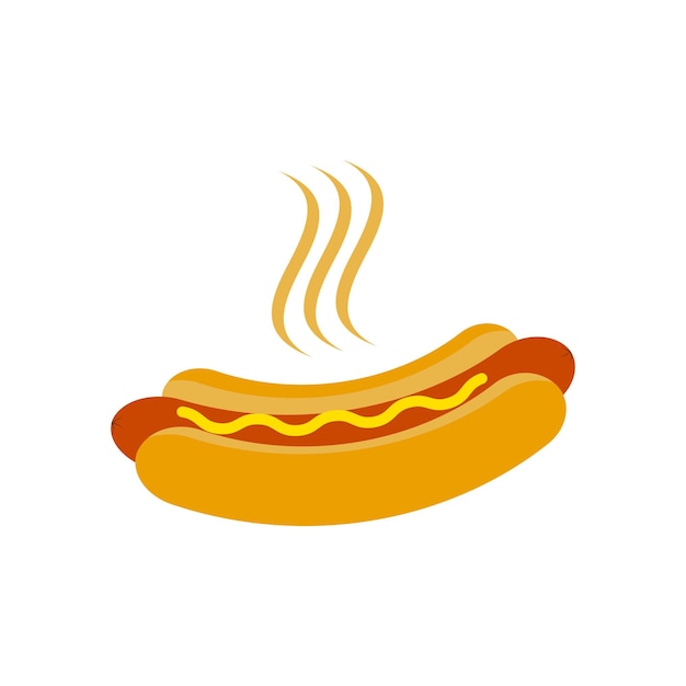 Icône De Hot-dog Illustration Vectorielle Symbole De Hot-dog