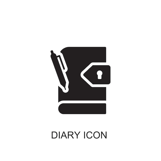 Icône d'icône de vecteur de journal