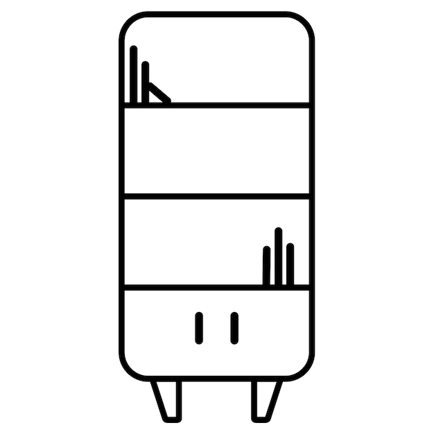 Icône D'illustration Vectorielle De Placard De Meubles