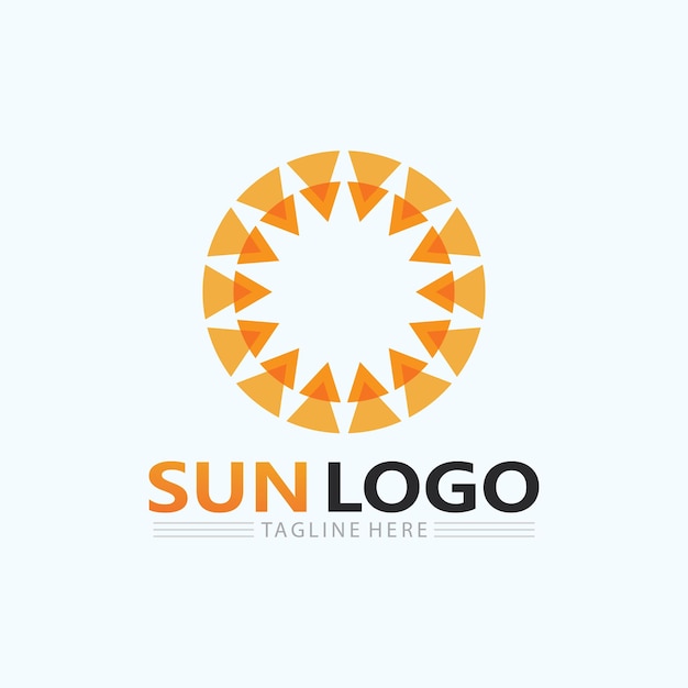 Vecteur icône d'illustration vectorielle soleil