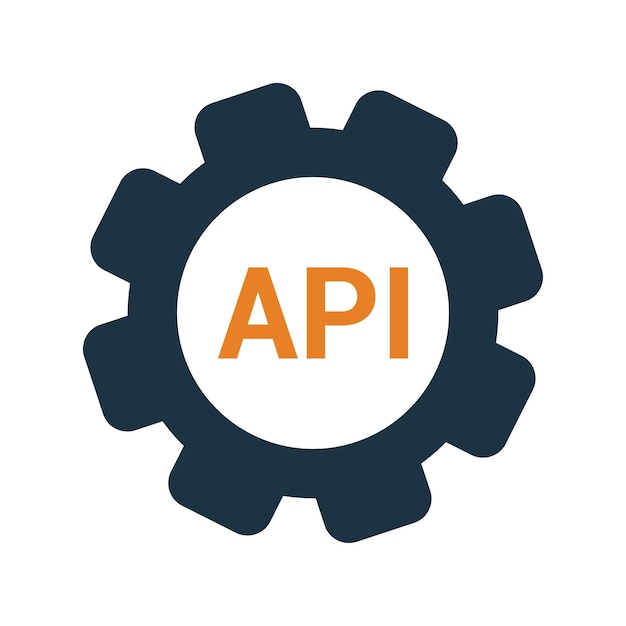 Icône d'interface d'application Api Graphiques vectoriels simples et modifiables