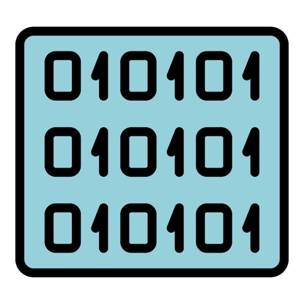 Icône d'interface de chat de code Outline Icône vectorielle d'interfacé de chat de Code couleur plate isolée